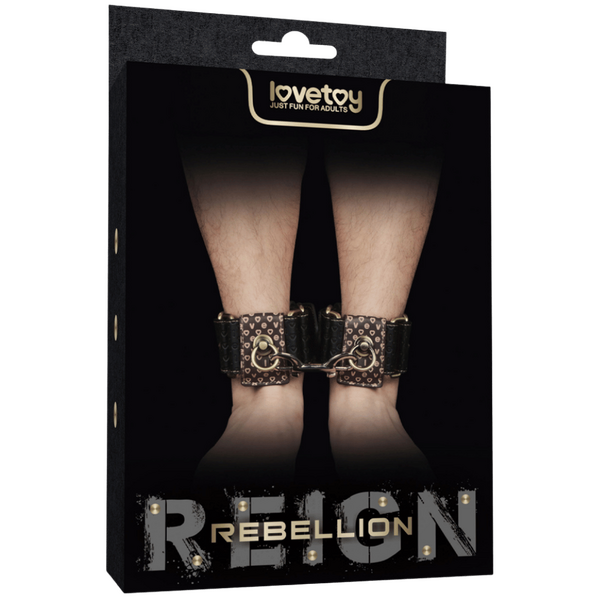 Deluxe Ankle Cuffs – Luxury PU Ankle Cuffs with Bronze Spikes > Bondage Gear > Restraints - Tophatter Daily Deals