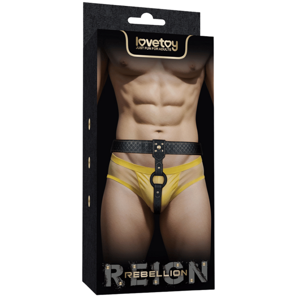 Rebellion Reign Strap-On Harness – Adjustable Durable PU Material Strap-On Harness > Dildos > Strap On Harnesses - Tophatter Daily Deals