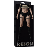 Rebellion Reign Thigh Cuffs Set – Adjustable PU BDSM Restraint Cuffs > Bondage Gear > Restraints - Tophatter Daily Deals