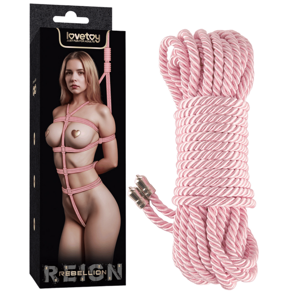 Rebellion Reign Ebony Silky Bondage Rope 10 Meter – Luxury Bondage Rope > Bondage Gear > Rope - Tophatter Daily Deals