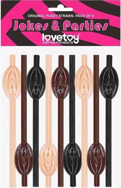 Pussy Straws – 9 Pack Straws > Novelties > Party Supplies - Tophatter Daily Deals