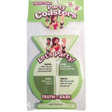 Truth or Dare Party Coasters – Party Game Accessories > Novelties > Party Supplies - Tophatter Daily Deals