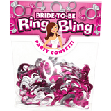 Bride To Be - Ring Bling Party Confetti – Decorative Party Confetti > Novelties > Bachelor & Bachelorette Items - Tophatter Daily Deals