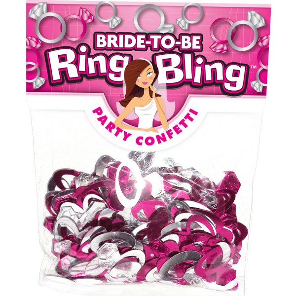 Bride To Be - Ring Bling Party Confetti – Decorative Party Confetti > Novelties > Bachelor & Bachelorette Items - Tophatter Daily Deals