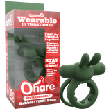 Ohare (Black | Blue | Green) – Rechargeable Silicone Rabbit Vibrating Cock Ring > Cock Ring > Vibrating - Tophatter Daily Deals