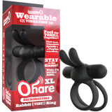 Ohare XL (Black | Blue | Green) – Rechargeable Large Rabbit Vibrator > Cock Ring > Vibrating - Tophatter Daily Deals