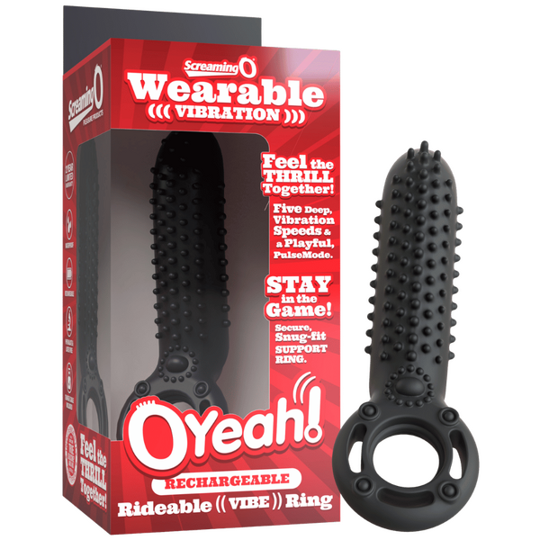 Oyeah Rechargeable Silicone Rideable Vibe Ring – Premium Silicone Vibrating Ring > Cock Ring > Vibrating - Tophatter Daily Deals