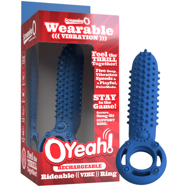 Oyeah Rechargeable Silicone Rideable Vibe Ring – Premium Silicone Vibrating Ring > Cock Ring > Vibrating - Tophatter Daily Deals