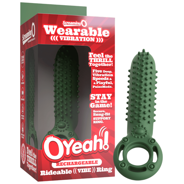 Oyeah Rechargeable Silicone Rideable Vibe Ring – Premium Silicone Vibrating Ring > Cock Ring > Vibrating - Tophatter Daily Deals