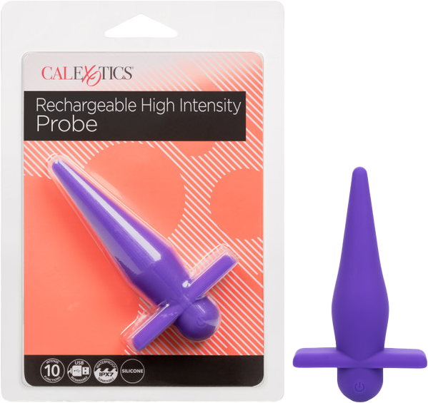 High Intensity Probe – Rechargeable Silicone Vibrator with 10 Vibration and Pulsation Functions > Anal Range > Vibrating Butt Plugs - Tophatter Daily Deals
