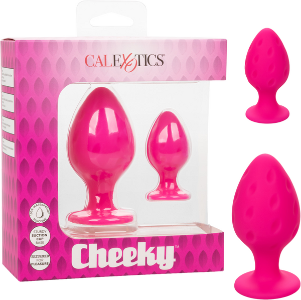 Cheeky Butt Plug Duo (Pink) – Playful Butt Plug Set > Anal Range > Butt Plug Kits - Tophatter Daily Deals