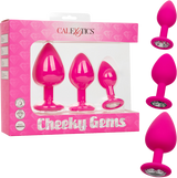 Cheeky Gems – Anal Training Kit with Three Graduated Anal Plugs > Anal Range > Butt Plug Kits - Tophatter Daily Deals