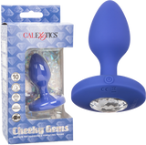 Cheeky Gems Medium Rechargeable Vibrating Probe – Flexible Silicone Vibrator > Anal Range > Jewel Butt Plugs - Tophatter Daily Deals