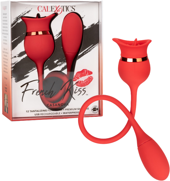 Casanova French Kiss – Dual Motor Vibrating Bullet Teaser Vibrator > Vibrators > Finger Vibrators - Tophatter Daily Deals