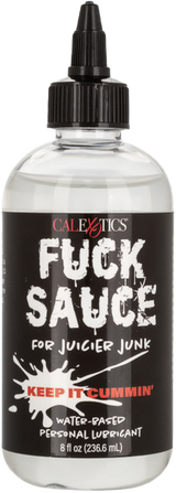 Fuck Sauce Water-Based Personal Lubricant – Premium, Super-Slick, 8 fl. oz. Lubricant > Lube > Speciality Exempt - Tophatter Daily Deals