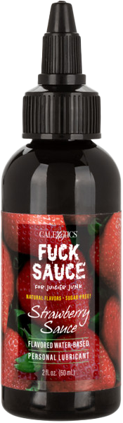 Fuck Sauce Flavored Water-Based Lubricant – 2 Fl. Oz. Strawberry | Watermelon > Lube > Flavoured - Tophatter Daily Deals
