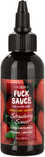 Fuck Sauce Flavored Water-Based Lubricant – 2 Fl. Oz. Strawberry | Watermelon > Lube > Flavoured - Tophatter Daily Deals