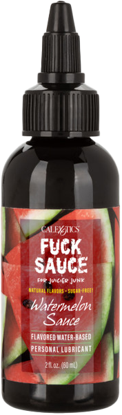Fuck Sauce Flavored Water-Based Lubricant – 2 Fl. Oz. Strawberry | Watermelon > Lube > Flavoured - Tophatter Daily Deals