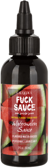 Fuck Sauce Flavored Water-Based Lubricant – 2 Fl. Oz. Strawberry | Watermelon > Lube > Flavoured - Tophatter Daily Deals