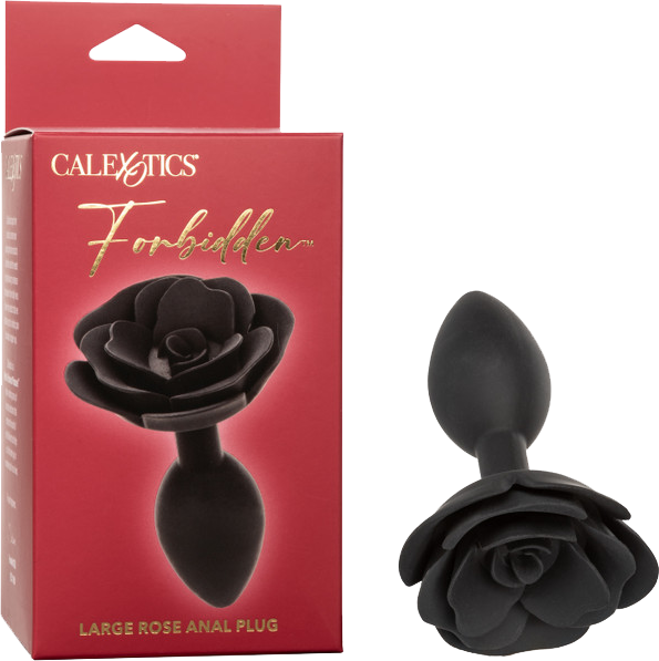 Forbidden Large Rose Anal Plug – Body-Safe Silicone Large Butt Plug > Anal Range > Butt Plugs - Tophatter Daily Deals