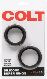 Colt Silicone Super Rings – Durable Stretchy Erection Enhancers Set of Two Rings > Cock Ring > Sets - Tophatter Daily Deals