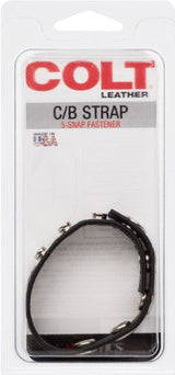 Colt Adjustable 5 Snap Leather Strap – Leather Strap > Clothes > Mens Leather - Tophatter Daily Deals