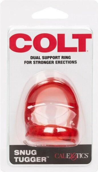 Colt Snug Tugger – Super Stretchy Double Cock Ring with Scrotum Support > Cock Ring > Sling - Tophatter Daily Deals