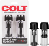 Colt Nipple Pro-Suckers (Black) – Adjustable Suction Nipple Clamps > Sex Toys > Nipple Suckers - Tophatter Daily Deals