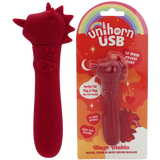 Unihorn Blaze Diablo (Red) – USB Rechargeable Silicone Bullet Vibrator with 10 Speeds > Vibrators > Ladies > Clitoral Vibrators and Stimulators - Tophatter Daily Deals