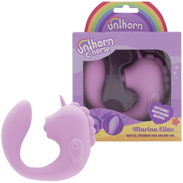 Ocean Peak Unihorn C-Horse Marina – Silicone Oscillating Tongue Vibrator > Vibrators > Unconventional - Tophatter Daily Deals
