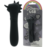 Unihorn Wild Spirit (Black) – Compact USB Silicone Vibrating Bullet with 10 Speeds > Vibrators > Ladies > Clitoral Vibrators and Stimulators - Tophatter Daily Deals