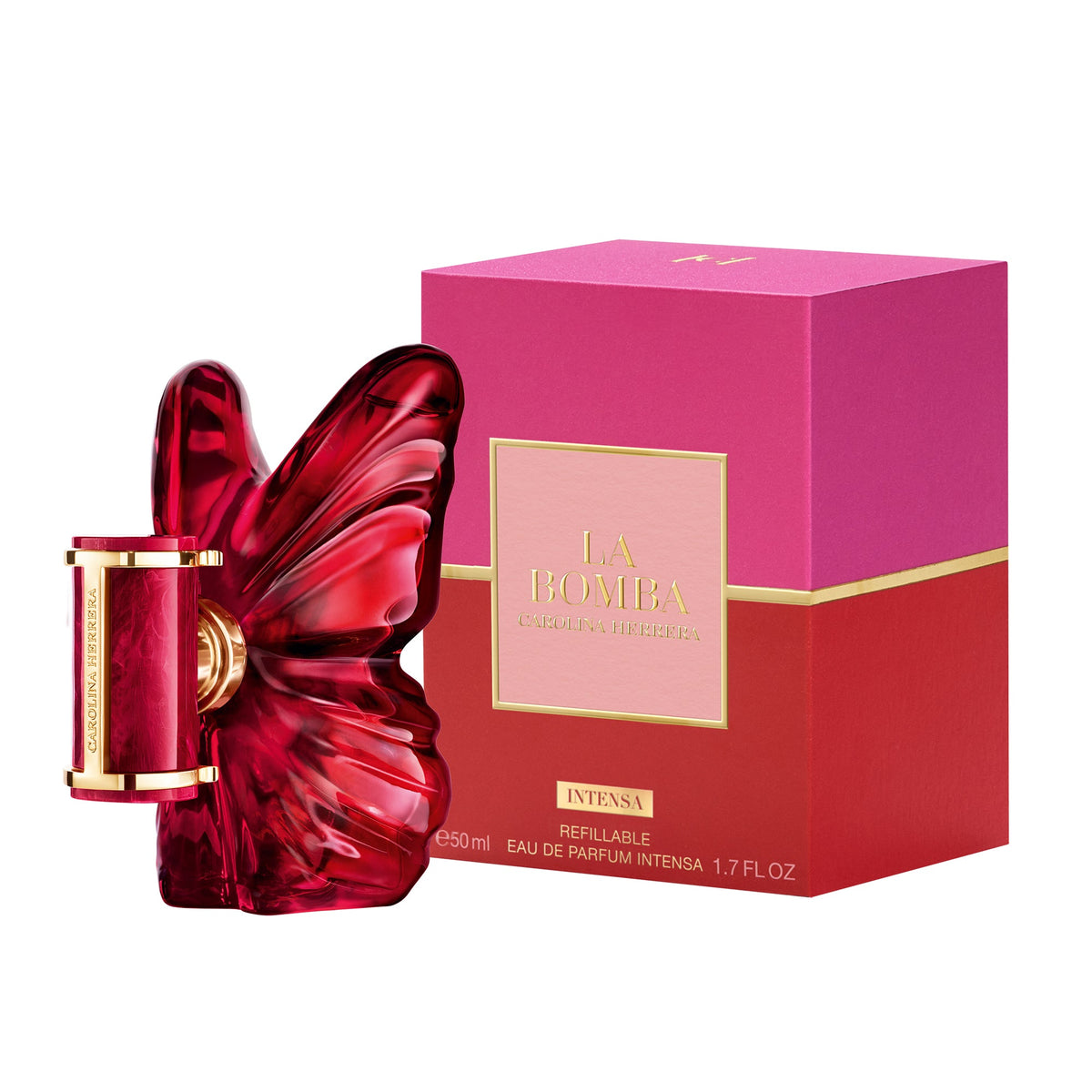 Carolina Herrera La Bomba Intensa Eau De Parfum 50ml Refillable Spray - Tophatter Daily Deals