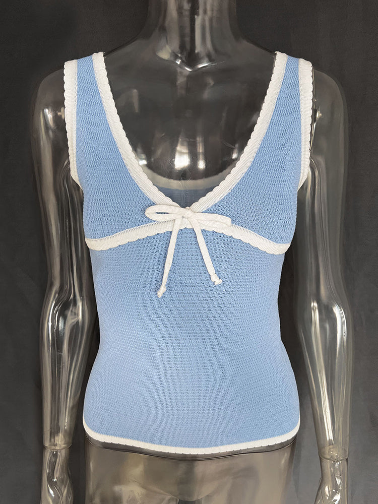 Lace-Up Backless Tank Top For Women Blouses - Tophatter Daily Deals