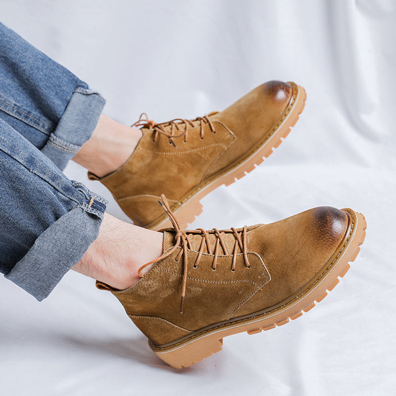 Winter Lace Up Cowboy Boots Boots - Tophatter Daily Deals