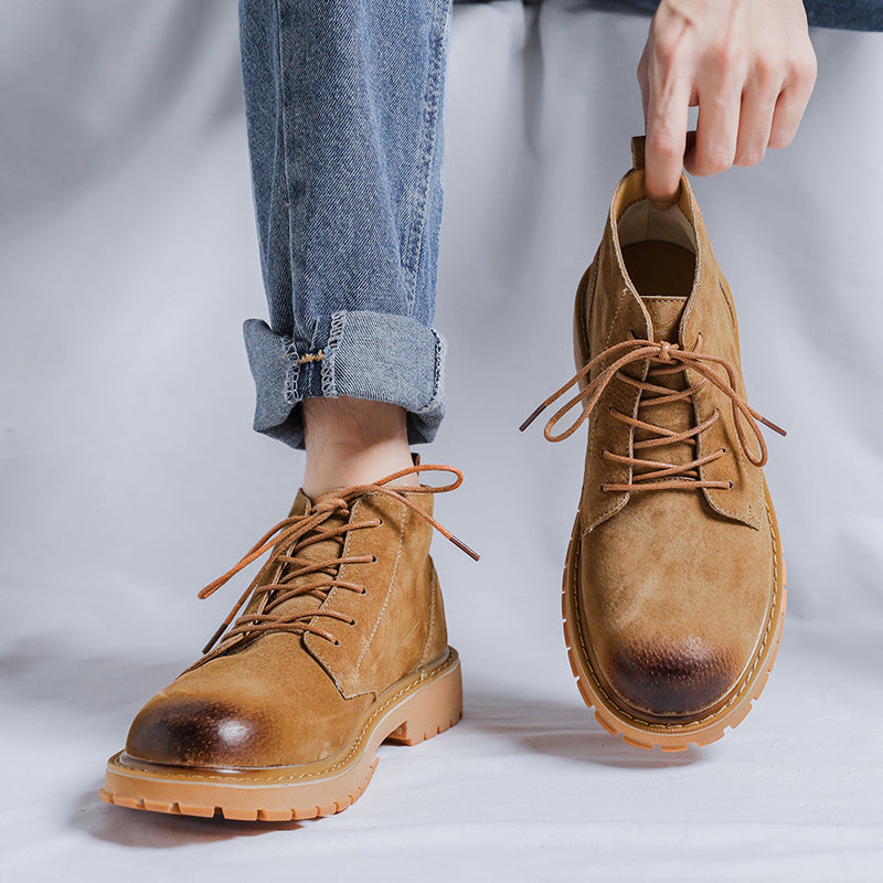 Winter Lace Up Cowboy Boots Boots - Tophatter Daily Deals