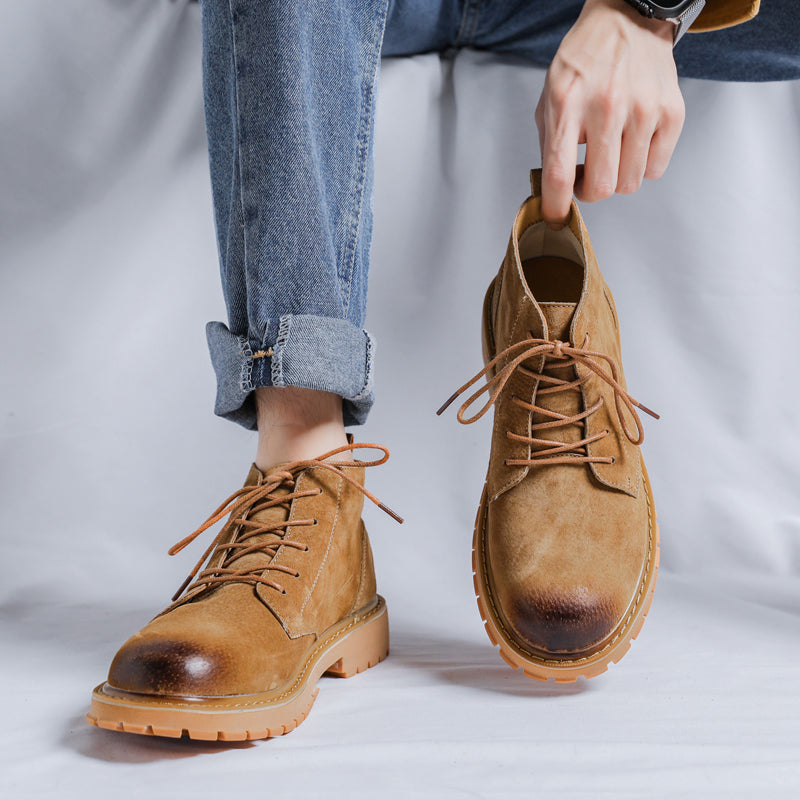 Winter Lace Up Cowboy Boots Boots - Tophatter Daily Deals