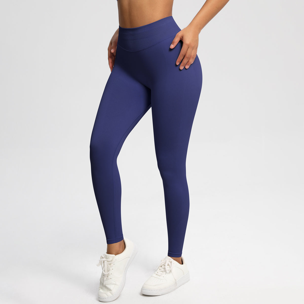 Ladies Sportswear For Indoor Outdoor Leggings Navy Leggings - Tophatter Daily Deals