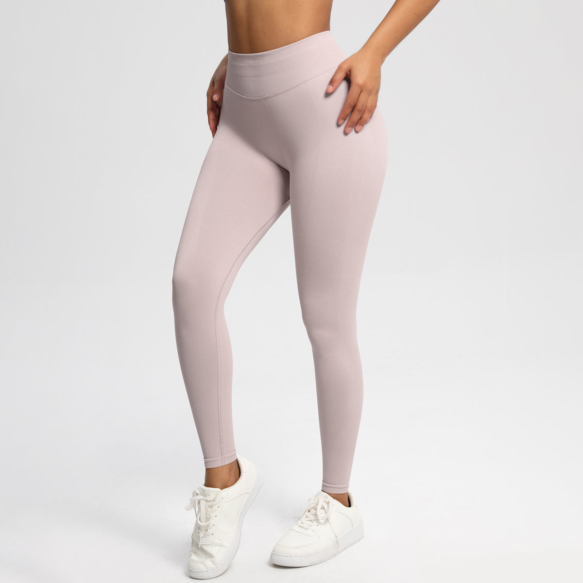 Ladies Sportswear For Indoor Outdoor Leggings Porcelain Pink Leggings - Tophatter Daily Deals