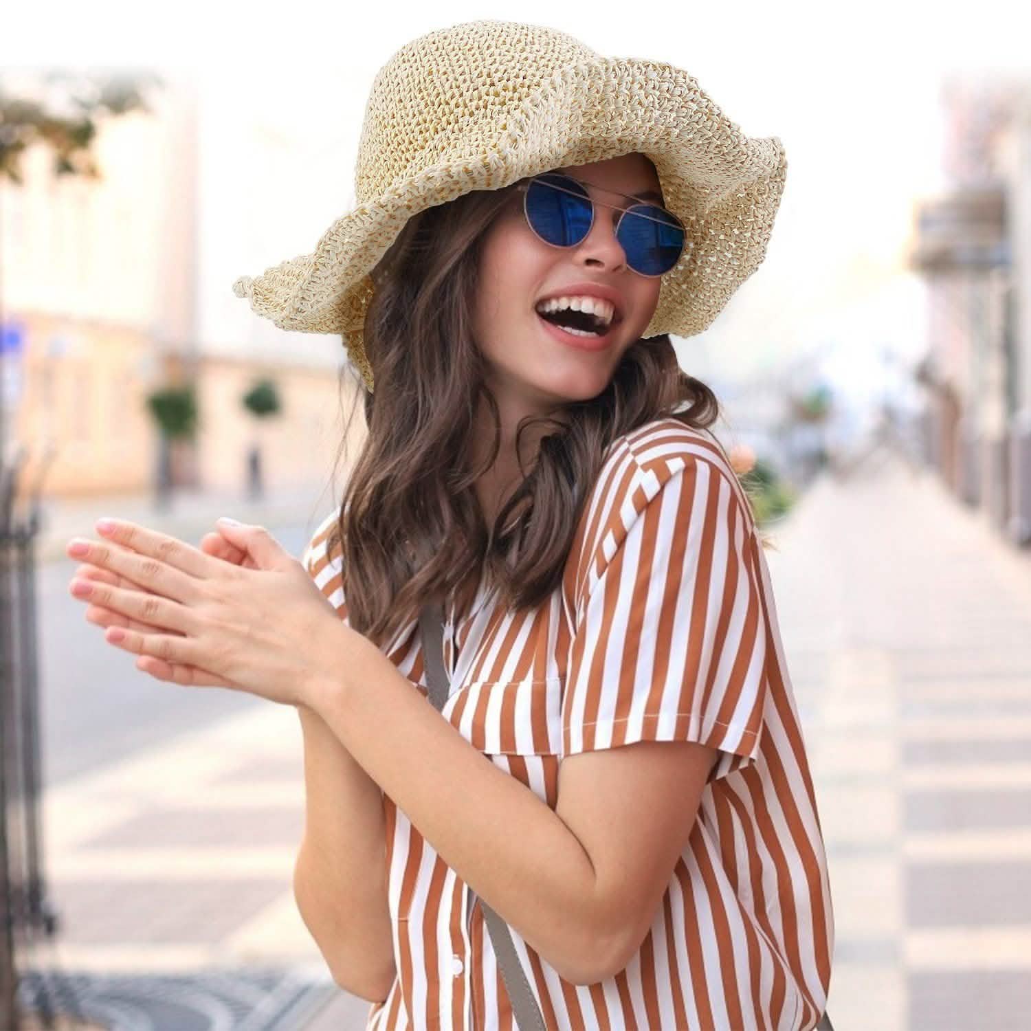 Ladies Summer Sun Hat Hats - Tophatter Daily Deals