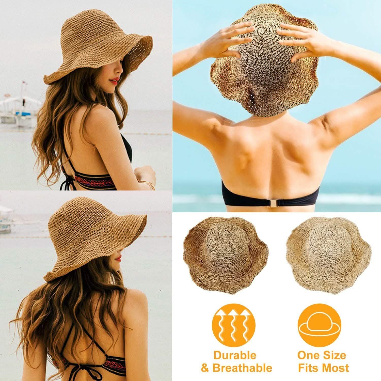 Ladies Summer Sun Hat Hats - Tophatter Daily Deals