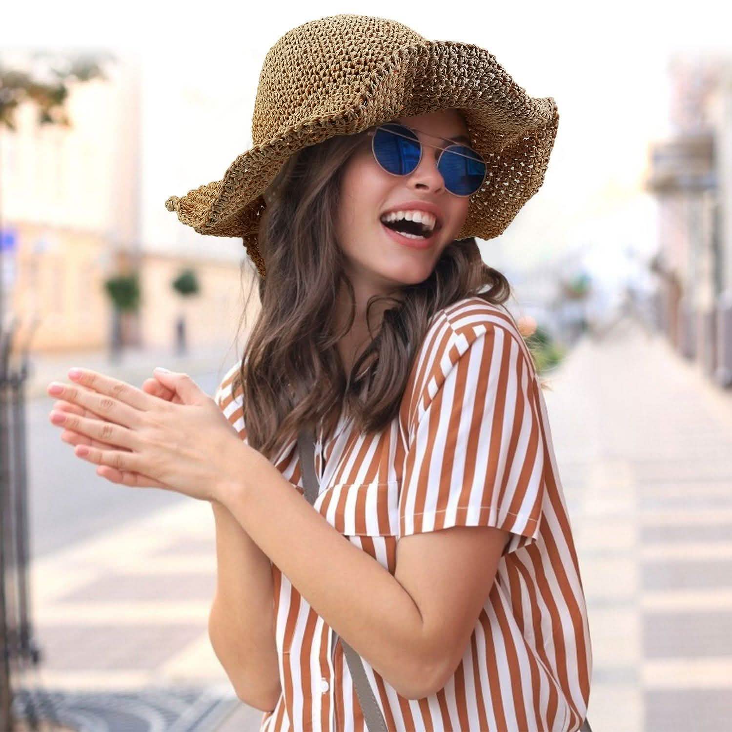 Ladies Summer Sun Hat Hats - Tophatter Daily Deals
