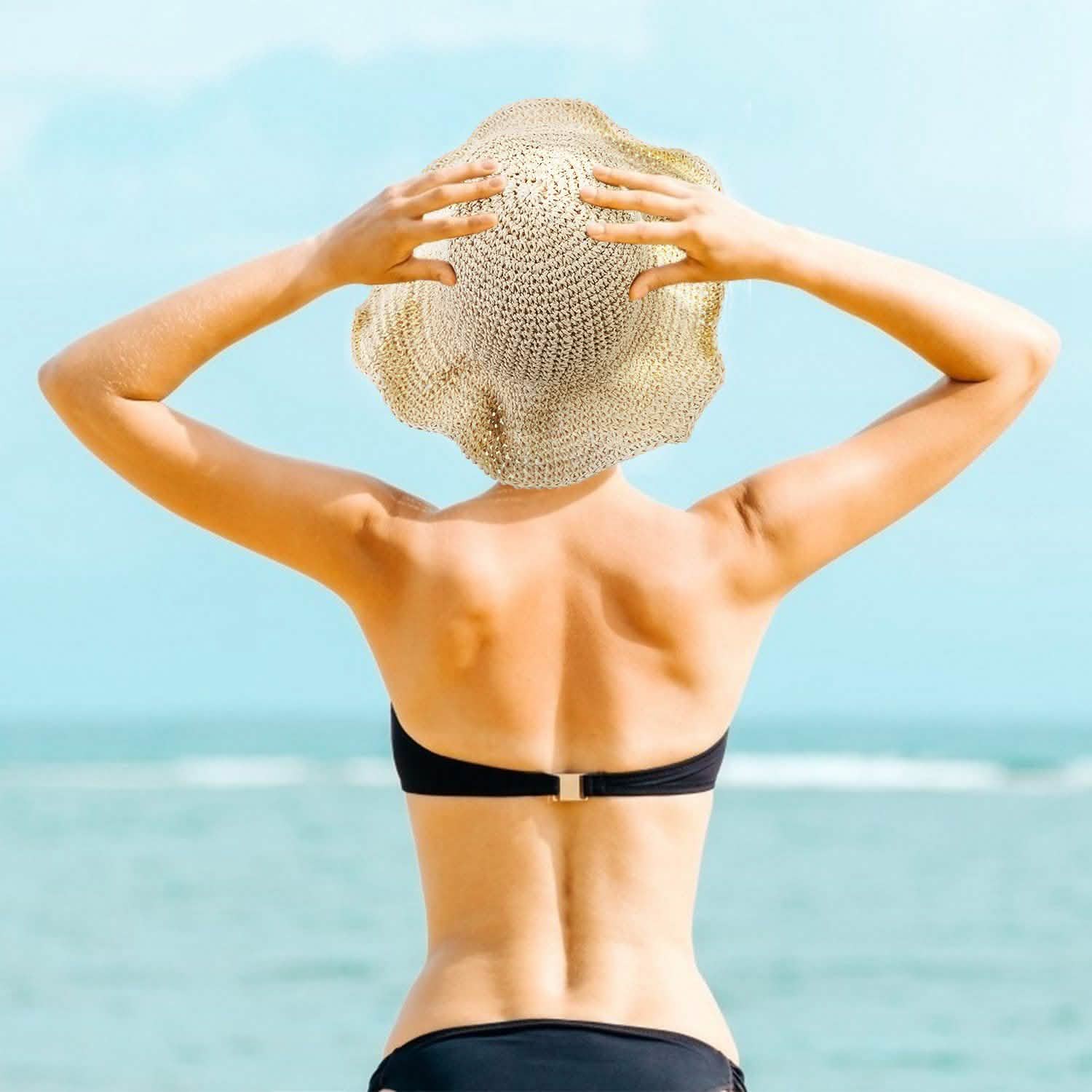 Ladies Summer Sun Hat Hats - Tophatter Daily Deals