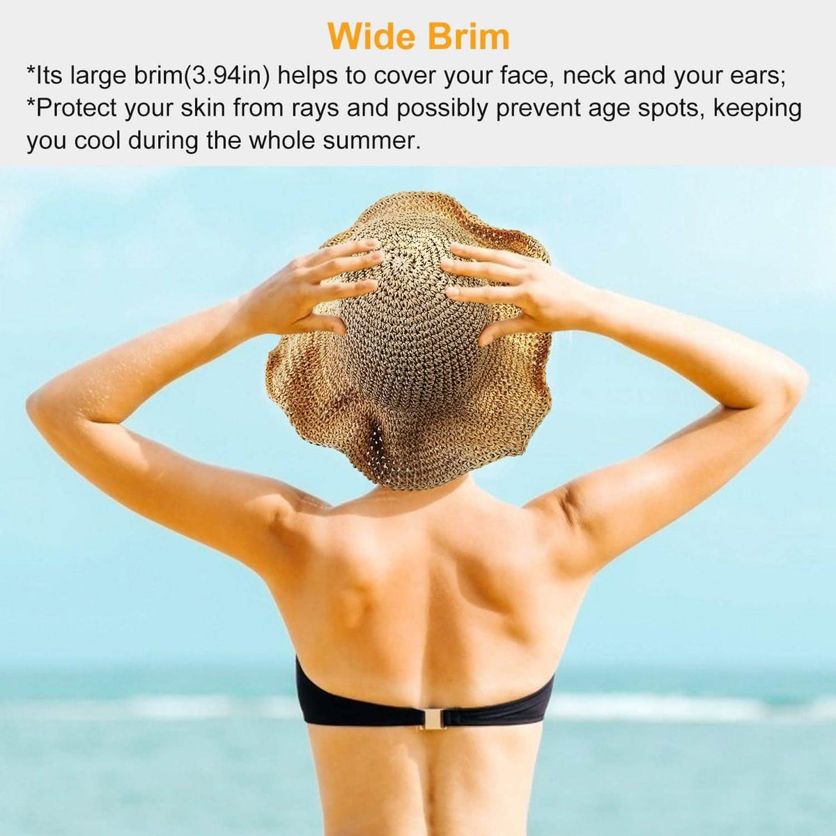 Ladies Summer Sun Hat Hats - Tophatter Daily Deals