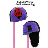 Lady Bug Lola Signature Carbon Fiber Walking Cane - 1 Pink Shaft Superlite Carbon Fiber Walking Canes - Tophatter Daily Deals