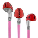 Lady Bug Lola Signature Carbon Fiber Walking Cane - 1 Pink Shaft Superlite Carbon Fiber Walking Canes - Tophatter Daily Deals