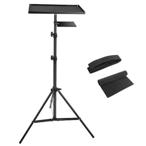 Laptop Projector Tripod Stand Adjustable Height Computer Accessories - Tophatter Daily Deals