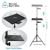Laptop Projector Tripod Stand Adjustable Height Computer Accessories - Tophatter Daily Deals