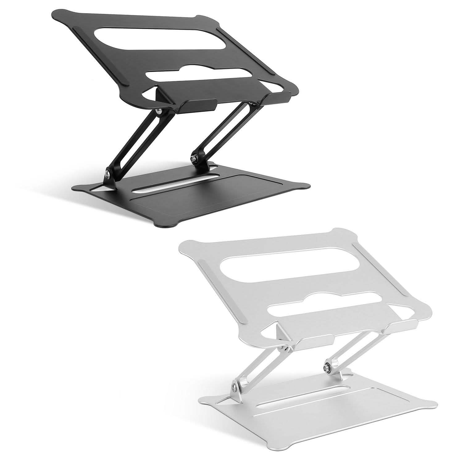 Laptop Stand Aluminum Angle Adjustable Computer Holder Riser Heat Vent Computer Accessories - Tophatter Daily Deals