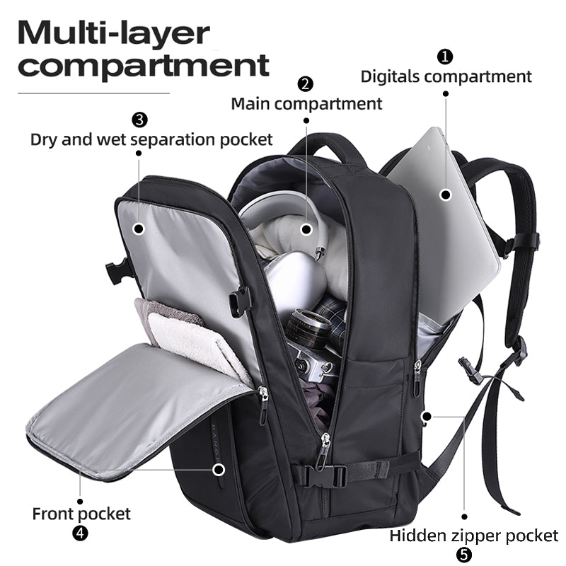 15.6 Laptop USB Charge Travel Backpack Bag - Tophatter Daily Deals