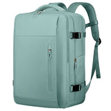 15.6 Laptop USB Charge Travel Backpack Blue Bag - Tophatter Daily Deals